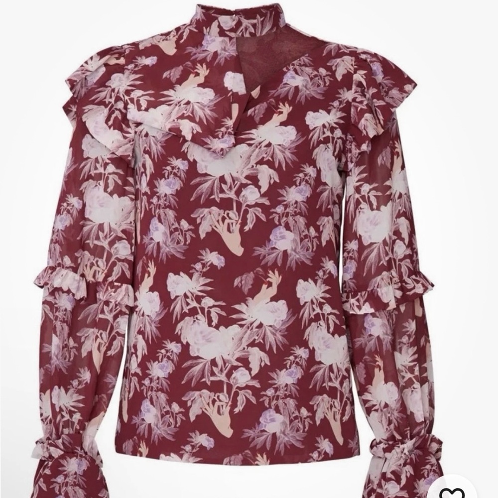 Sz XL, Three Floor cut out Rent the Runway top NWT